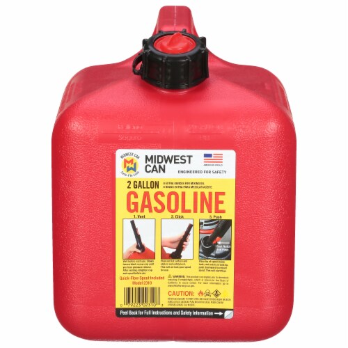 GAS CAN 2 GALLON 1 CT