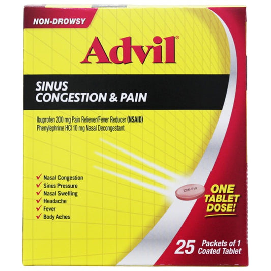 ADVIL SINUS CONGESTION 25/1CT