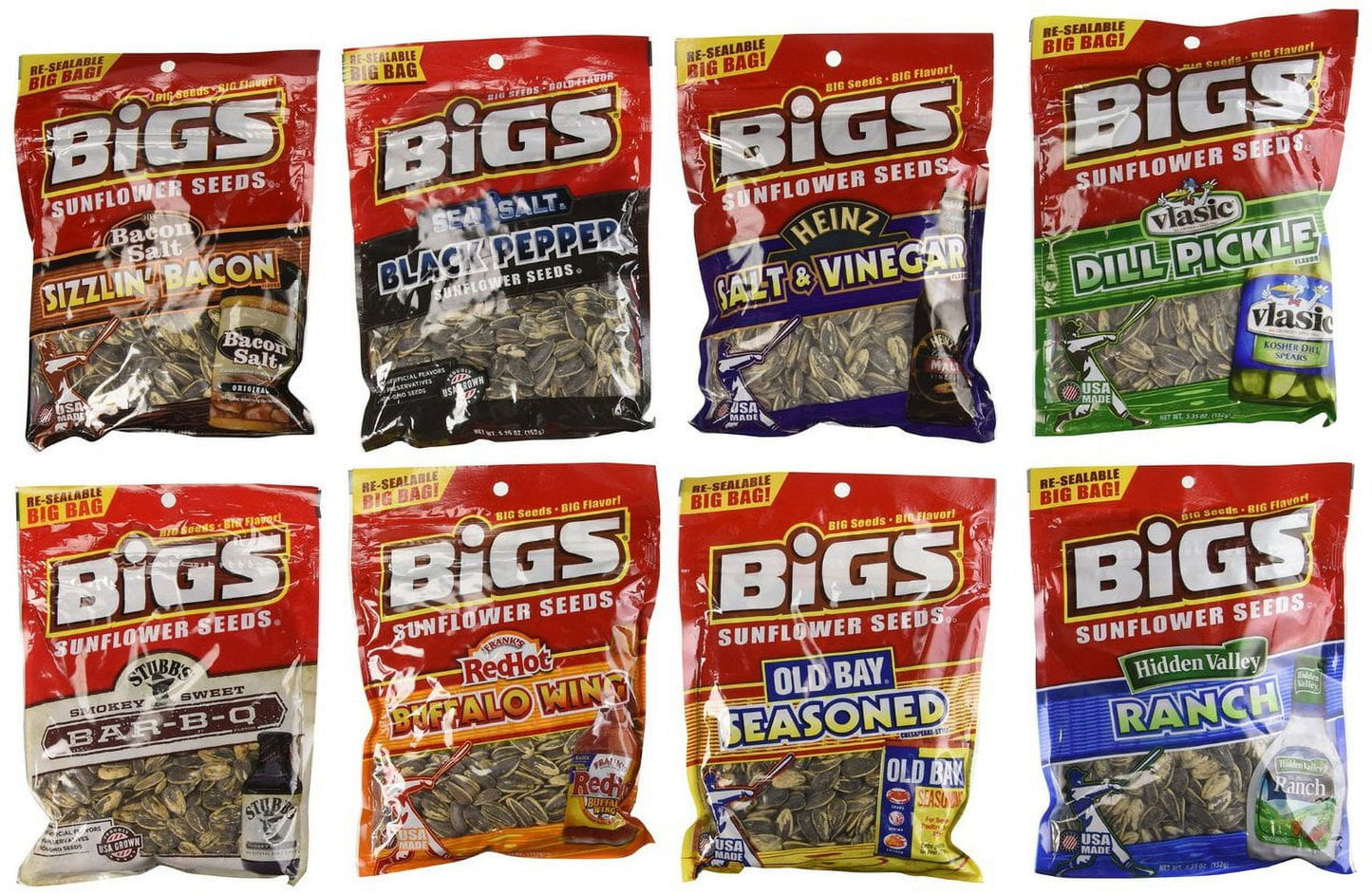 BIGS SUNFLOWER SEEDS TUBE 12CT