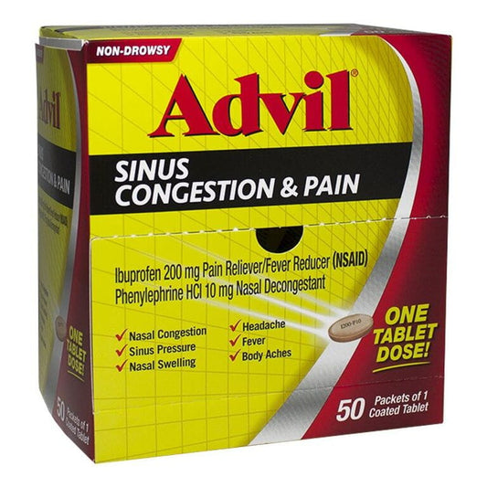 ADVIL SINUS CONGESTION 50/1CT