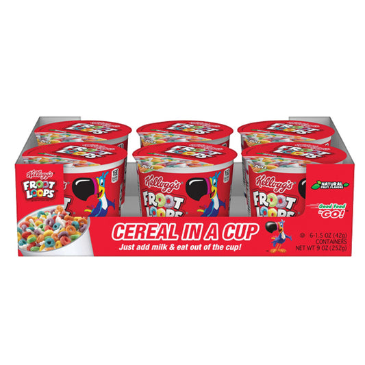CEREAL CUP 6CT FROOT LOOPS