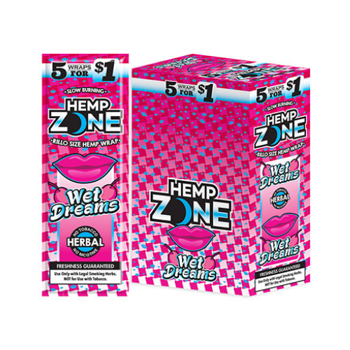 HEMP ZONE 5/$1 15CT WET DREAMS