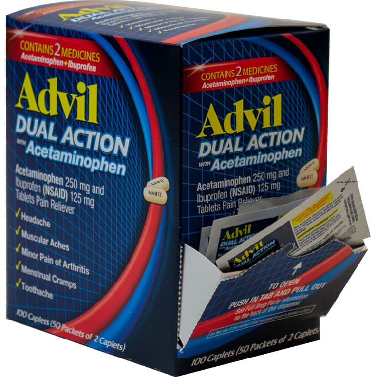 ADVIL TABLETS 50/2CT