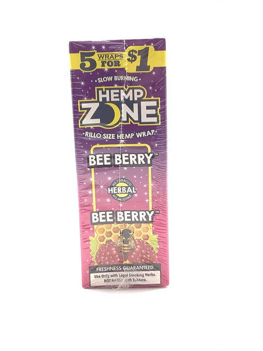 HEMP ZONE 5/$1 15CT BEE BERRY