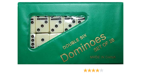 DOMINOES DL/SIX SET OF 28 MED.