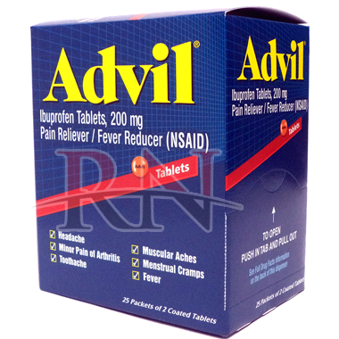 ADVIL TABLETS 25/2CT