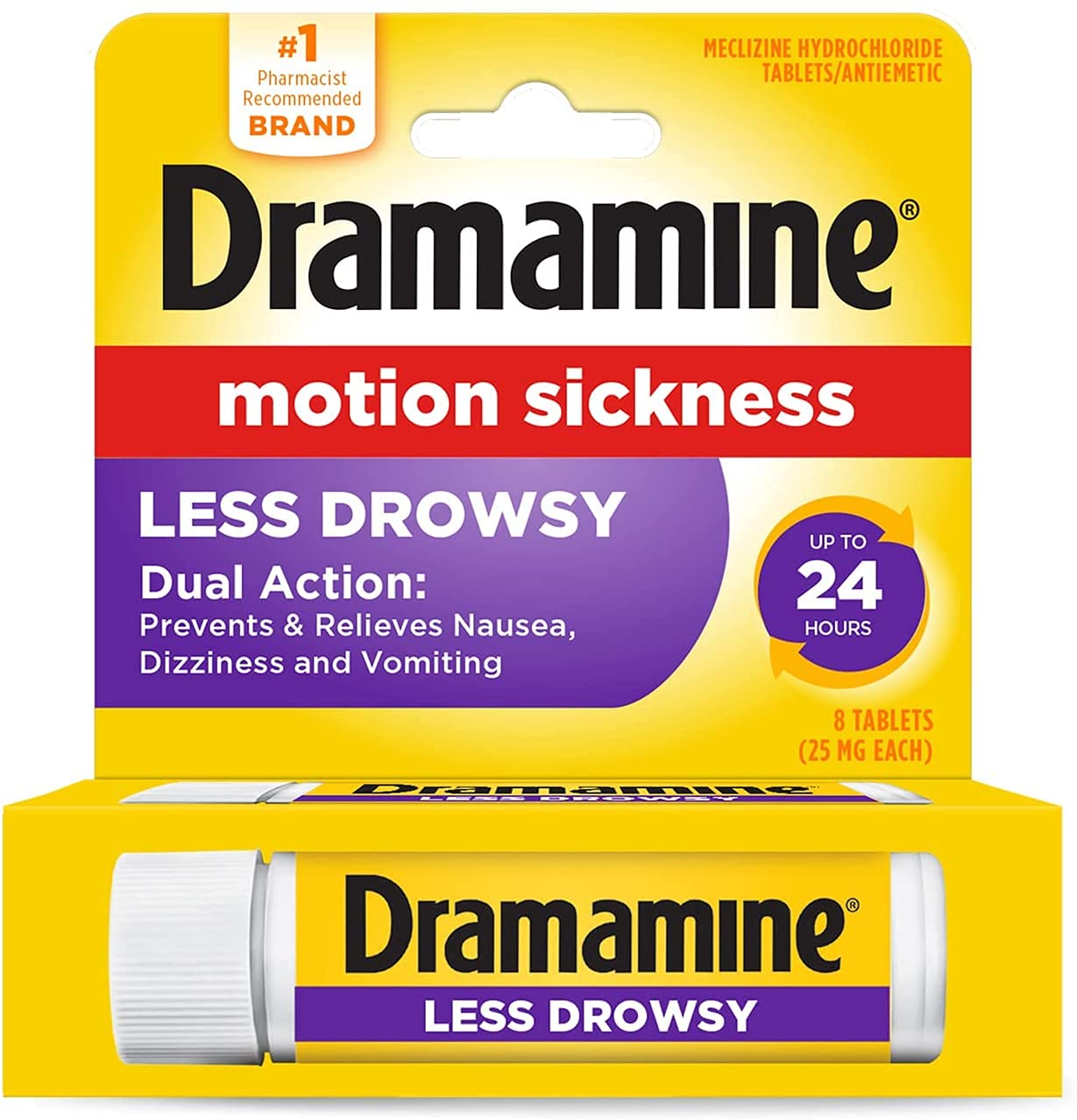 DRAMAMINE TABLETS 25/1CT