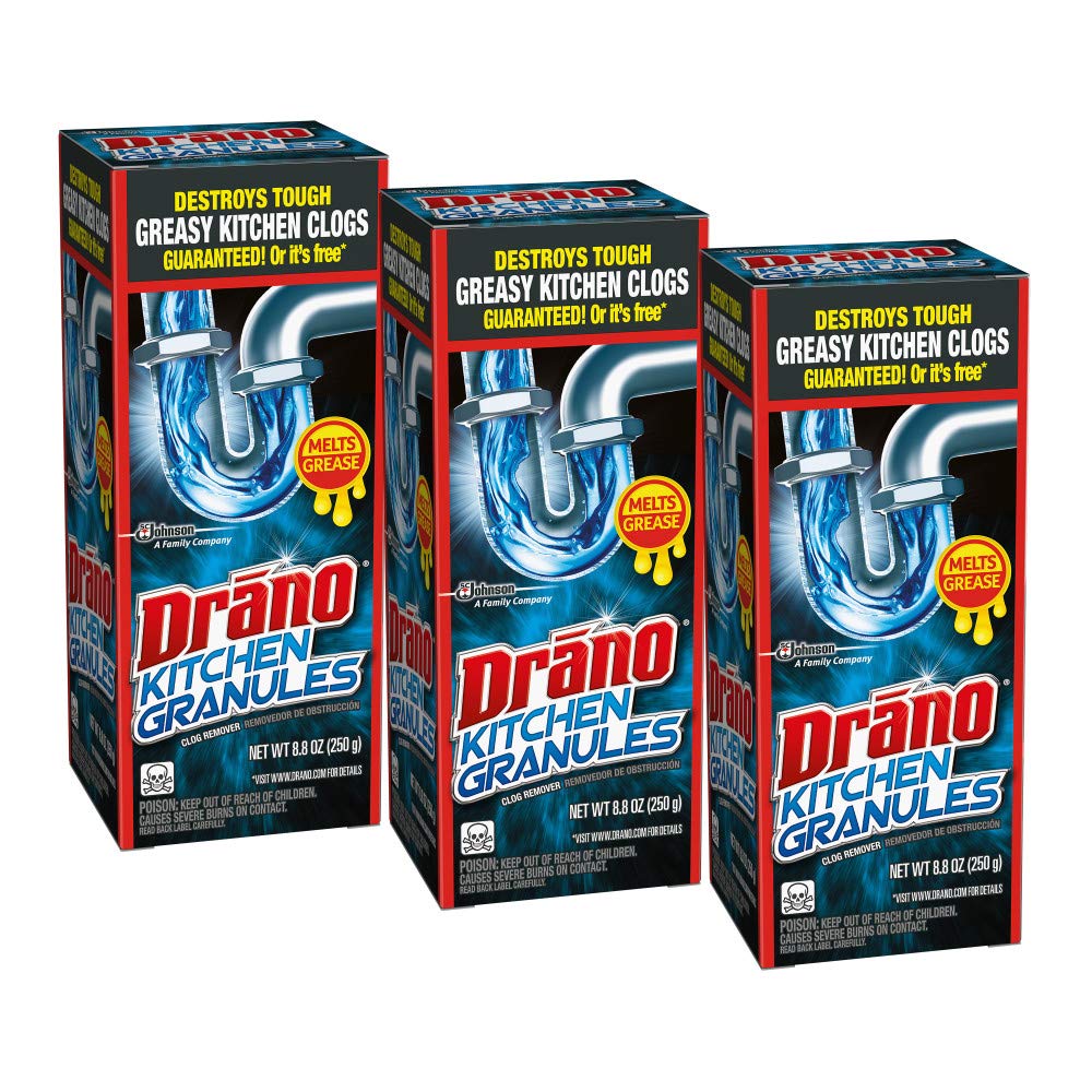 DRANO KITCHEN GRANULES 8.8OZ