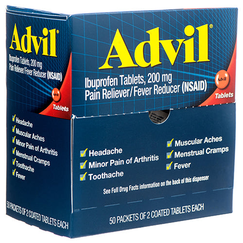 ADVIL TABLETS 50/2CT