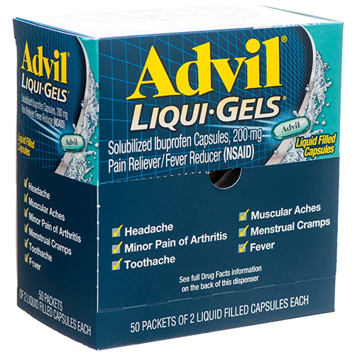 ADVIL LIQUI GELS 50/2CT