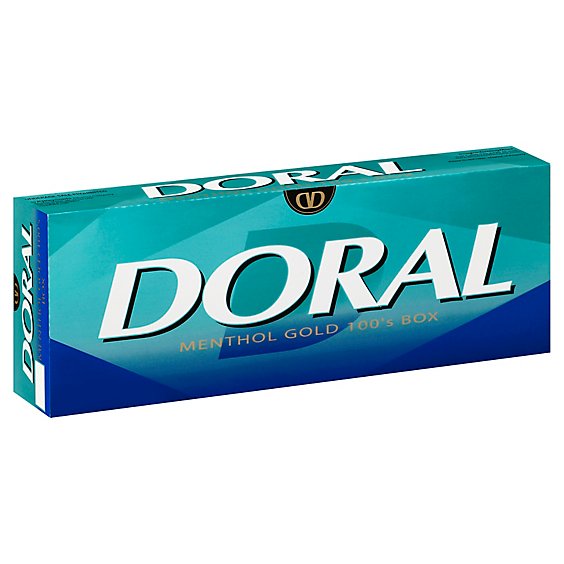 DORAL MENTHOL GOLD 100 BOX