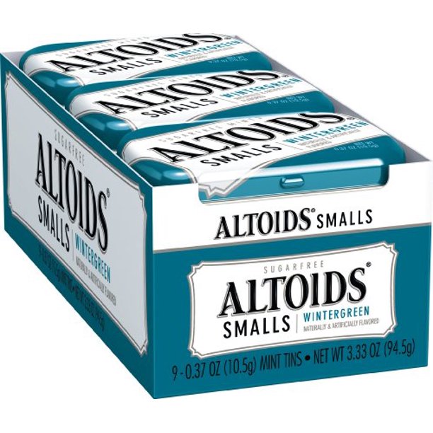 ALTOIDS SMALL 9CT WINTERGREEN