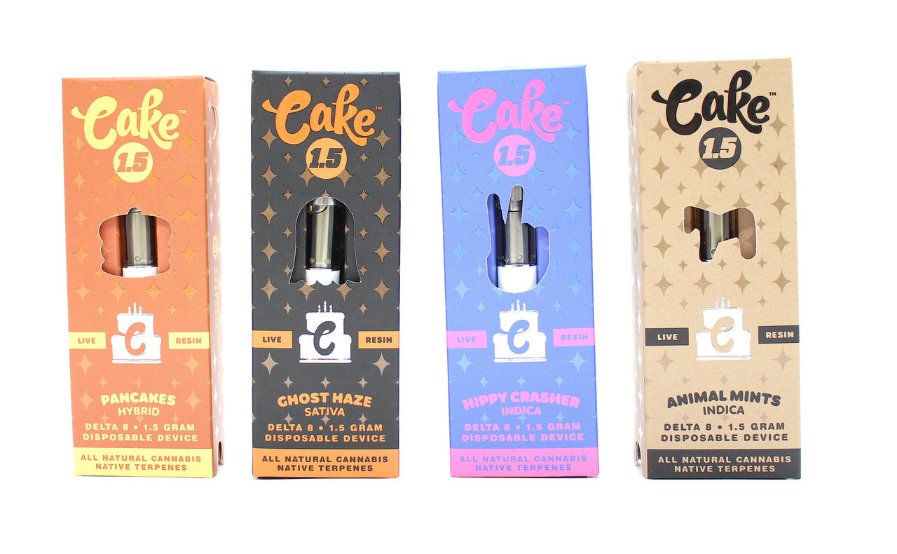 CAKE 1.5G DELTA 8 DISP 5CT