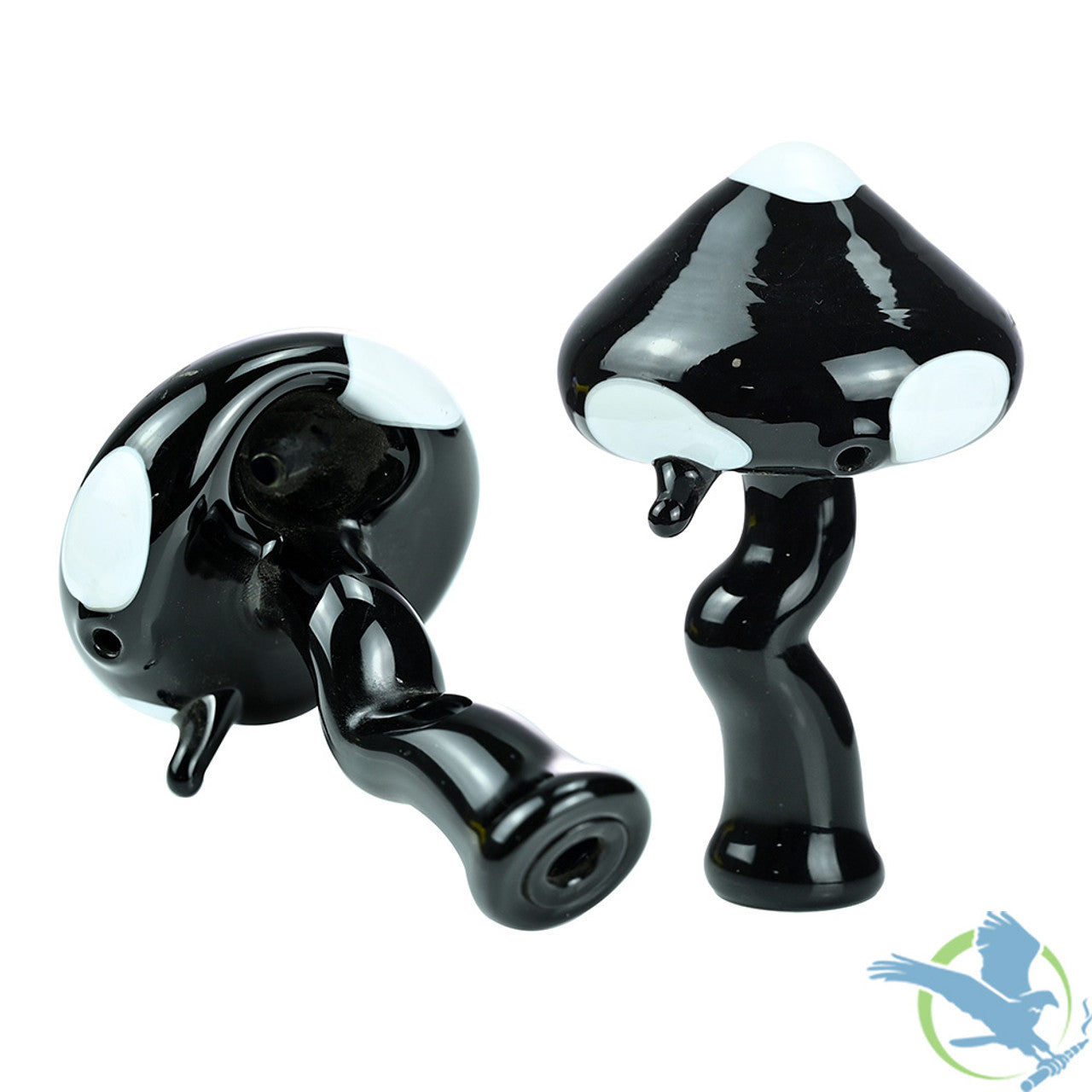 DRAGON GLASS MUSHROOM PIPE