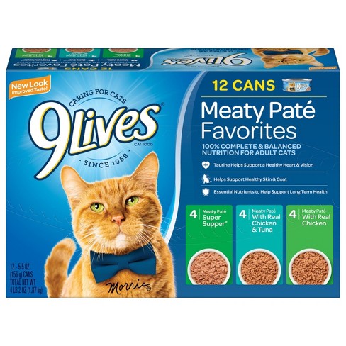 9 LIVES CAT FOOD 5.5OZ