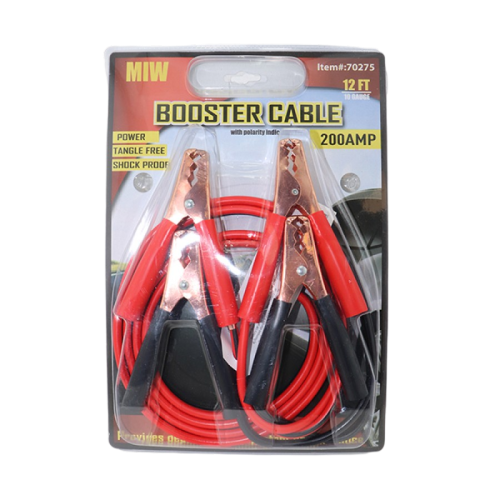 BOOSTER CABLE 200AMP 12FT 1CT