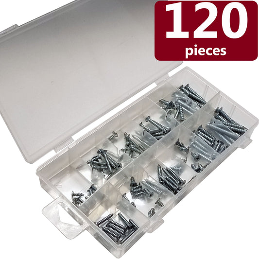 DS ASSTD WOOD SCREWS 95PCS