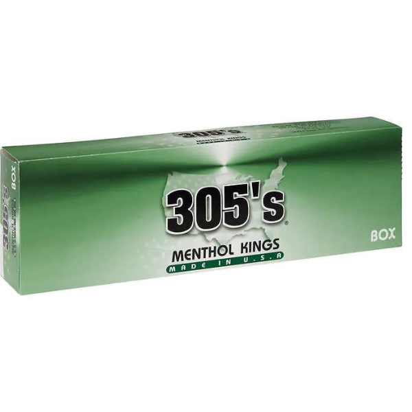 305'S MENTHOL KING BOX 10CT