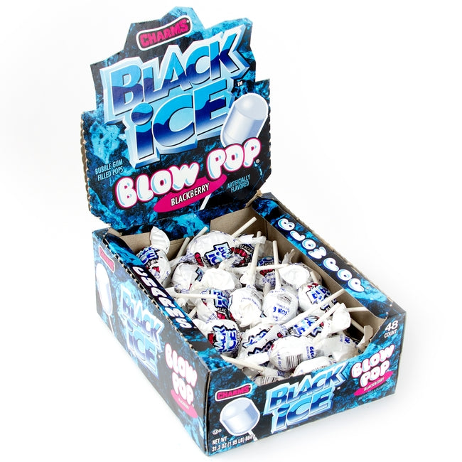 BLOW POP 48CT BLACK ICE