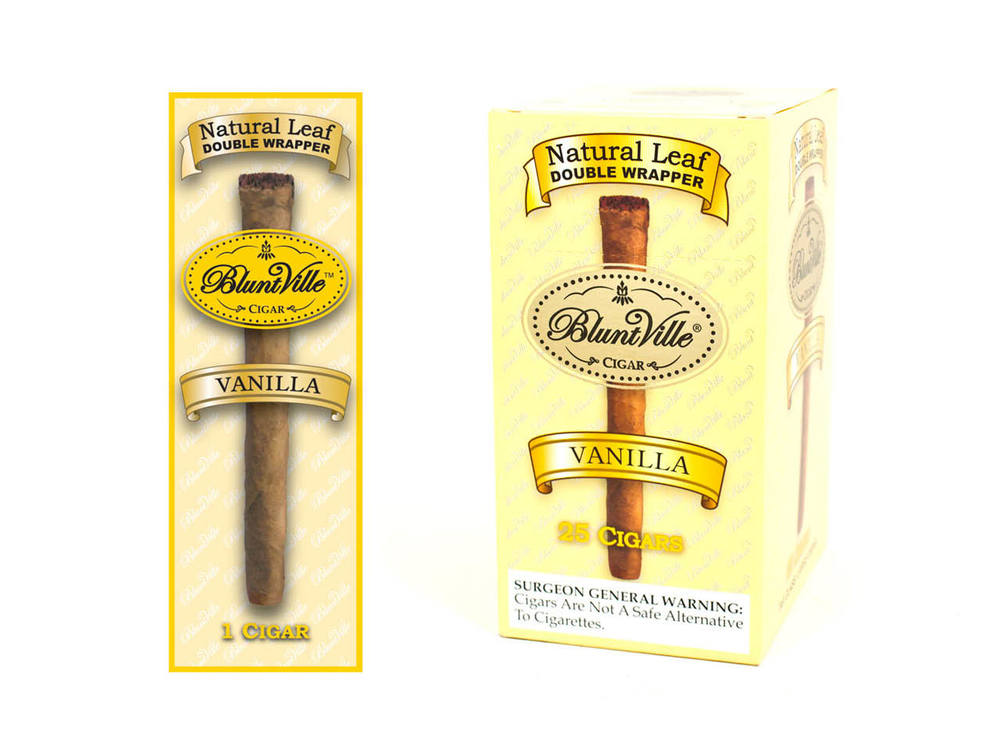 BLUNTVILLE CIG 25CT WHT VANILA