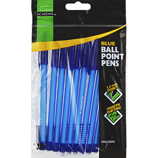 ACADEMIX BALL POINT PENS 10CT