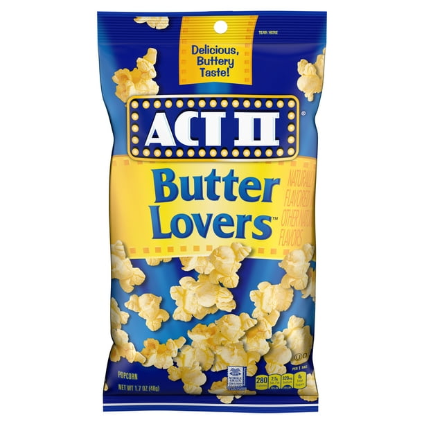 ACT II BUTTER LVR POPCORN 18CT