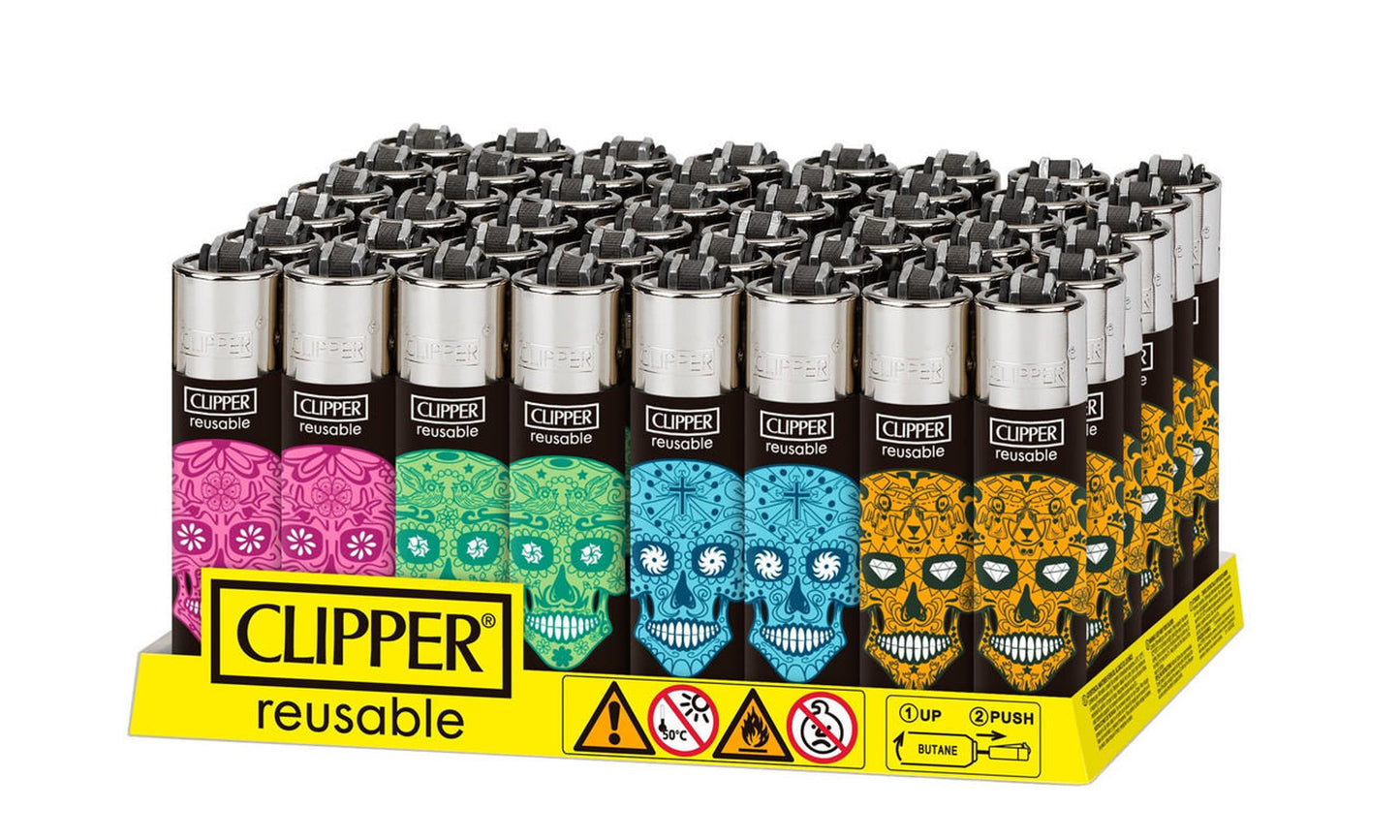CLIPPER SKULLS LIGHTER 48CT