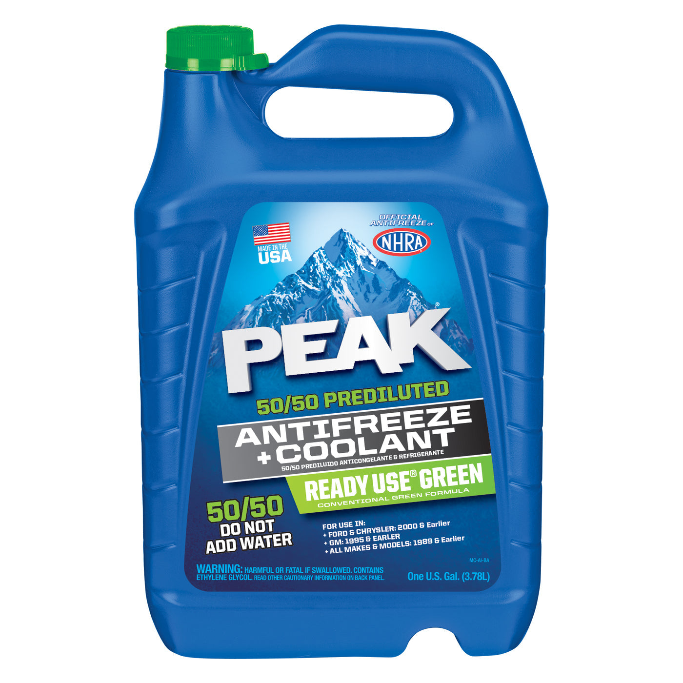 PEAK ANTIFREEZE 50/50 6CT